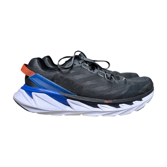 Hoka One One Elevon 2 Men’s Size 10.5 D Med 1106477 DSIB Black Running Shoes - Picture 1 of 12